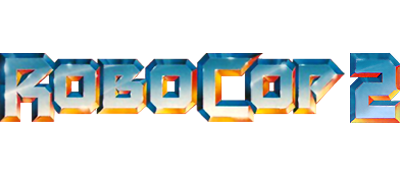 Robocop 2 logo for Amiga
